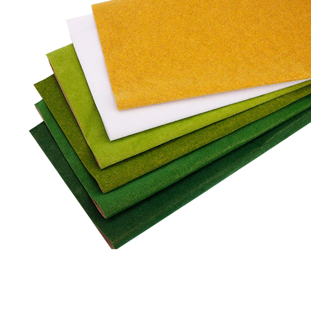 Landscape Grass Mat for Model Train Scenery and Diorama Accessories