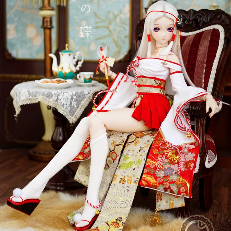 Customized gorgeous version of BJD doll clothes 1/3 improved fox