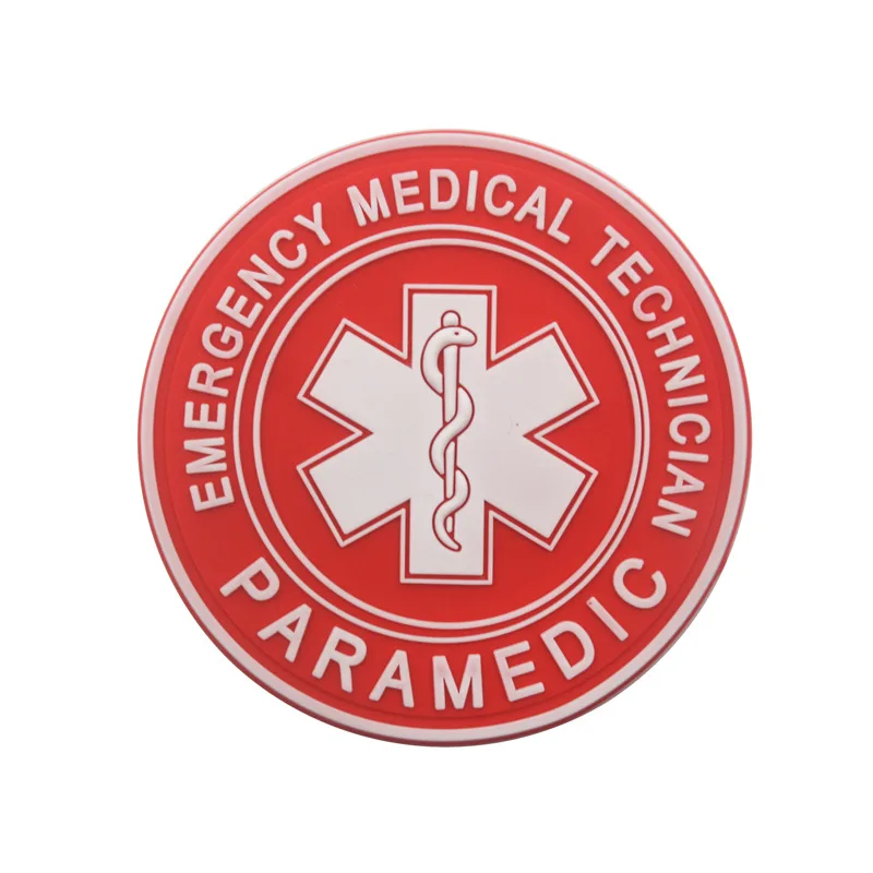 Tactical Rescue Star of Life Embroidered Patch - Paramedic First Aid Emblem