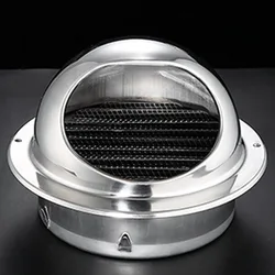 304 Stainless Steel Wall Ceiling Air Vent Ducting Ventilation Exhaust Grille Cover Outlet Heating Cooling & Vents Cap Waterproof