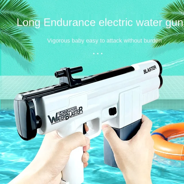 Children Electric Water Gun Capacity Anti-aircraft Cjay Paddle Children Toys For Children To Play Water Wars 2