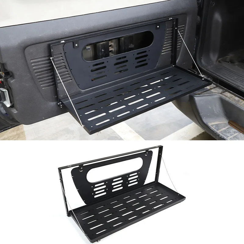 

Car Tailgate Table Rear Door Foldable Cargo Shelf Storage Rack Carrier Bracket For Hummer H3 2005-2009 Interior Accessories
