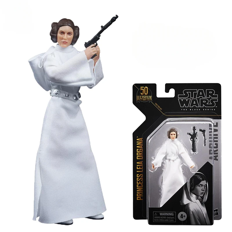 16Cm Star Wars The Black Series Archive Princess Leia Organa Scale Star Wars Action Figure Model Toy Gift