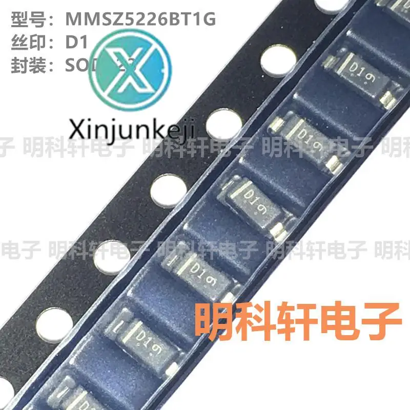 

100 шт. Оригинальный Новый MMSZ5226BT1G Silkscreen D1 SOD123 3,3 В стабилитрон