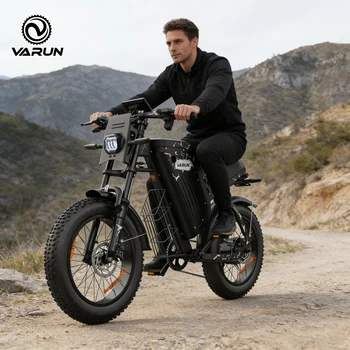 Varun X-Plorer Rapto Adult Dirt Electric Bike, 1000W Peak Power, 48V 20.8Ah, 20" Fat Tire, 28MPH, Ebike UL 2849, 1 Year Warranty 1