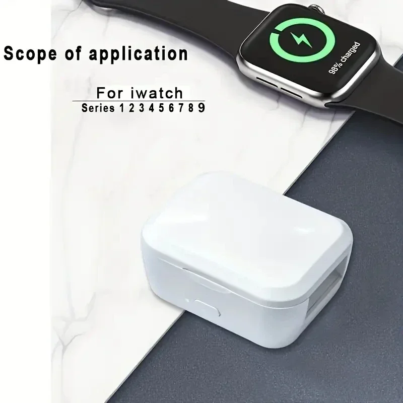 Type C Magnetic Smart Watch Wireless Charger Charging for Apple Watch iWatch 8 7 6 5 SE 4 3 2 Ultra Emergency Fast Charging Dock
