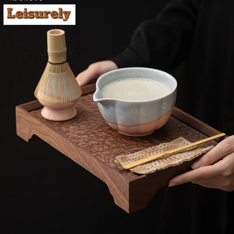 Kiln-change Ceramic Petal Matcha Bowl Tea Ripen Ice Cream Glaze Tea Set Accessories Song Dynasty Tea-shop Tool Tea Brush Holder