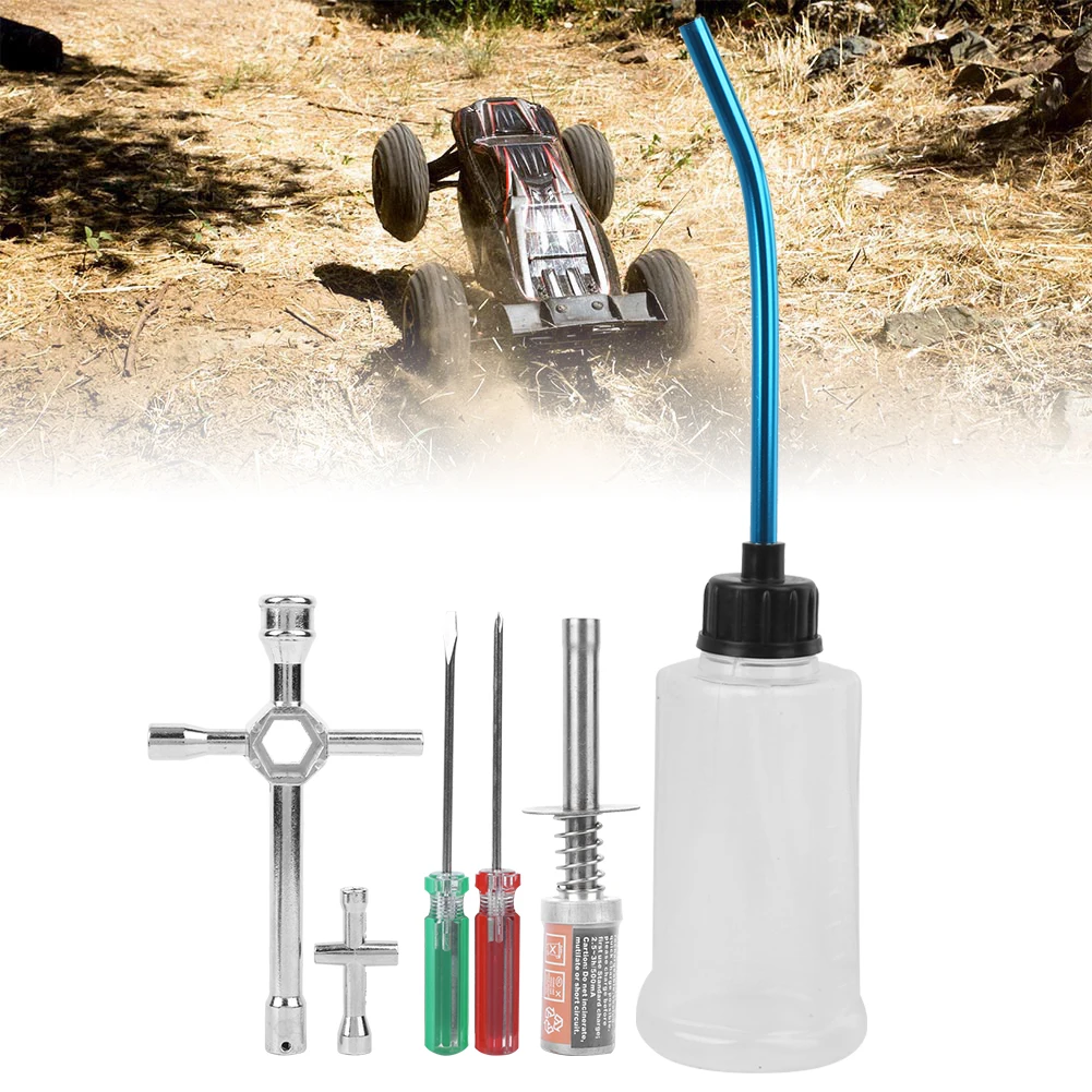 RC Car Starter Kit Plug Igniter, Durable Metal Ignition Plug or HSP 80141 1/8 1/10 Remote Control Vehicle Accessory(EU Plug