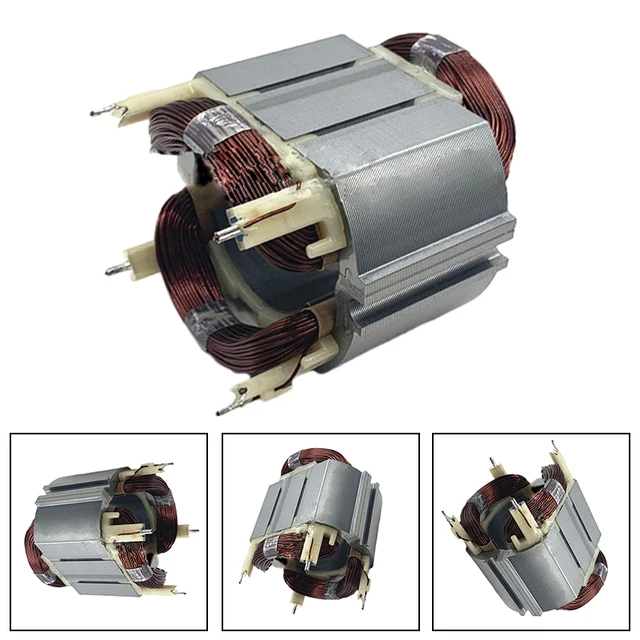 Gruppo Statore E Rotore Motore Per HR4001C/HR4011C - Con Spazzole Carbone E Cuscinetti, Compatibile, In Metallo