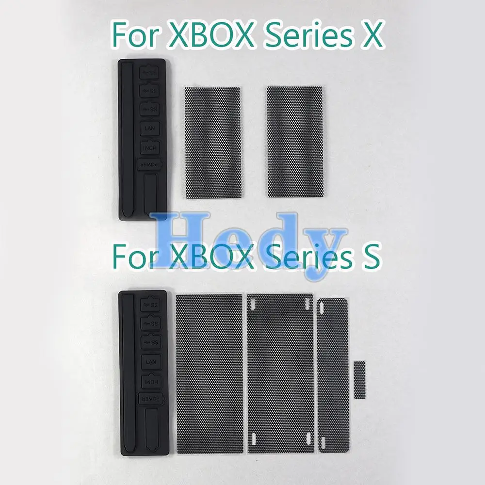 10Set Custodia Antipolvere Cover Mesh Stopper Pack Kit Per Xbox Series S X Cover Per La Prevenzione Della Console Di Gioco Kit Antipolvere