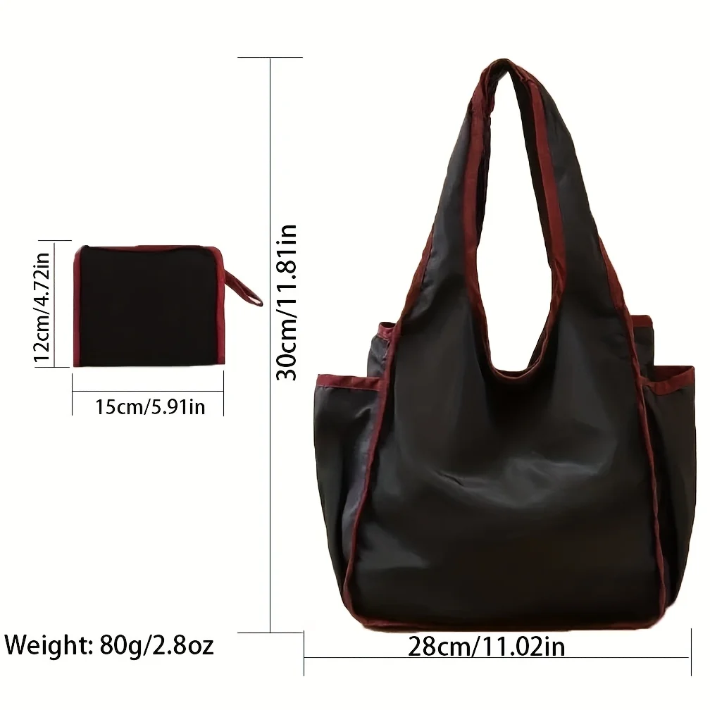 Foldable Eco-Friendly Shopping Bag, Portable Simple Tote Bag, Multi-Color Large Eco-Friendly Bag, Grocery Bag, Special Bag, Large Capacity Bag - 3