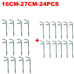 Durable Greenhouse Plant Support Bracket for Indoor Climbing Vines (16CM-27CM-24PCS)