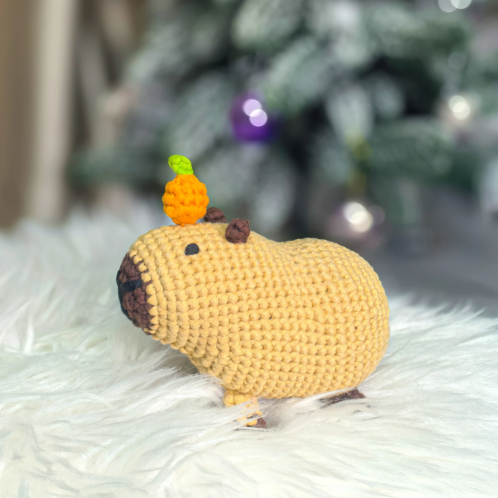 Capybara crochet Kit Crochet Kit for Beginners Easy crochet yarn Crochet Kit for craft lovers Christmas Gift crochet yarn crochet kit