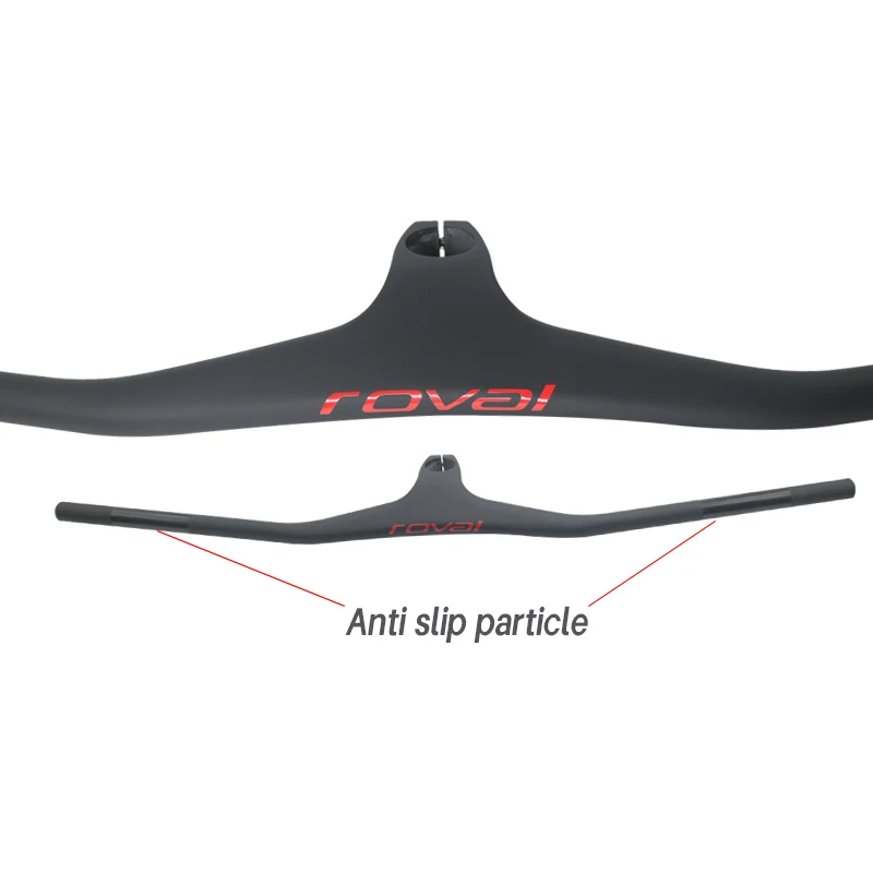 T1000 Carbon Mtb Handlebars And Stem 28.6mm-17Degree Carbon Integrated Handlebar Mountain Bike 660-800 60-110mm Bicycle Parts