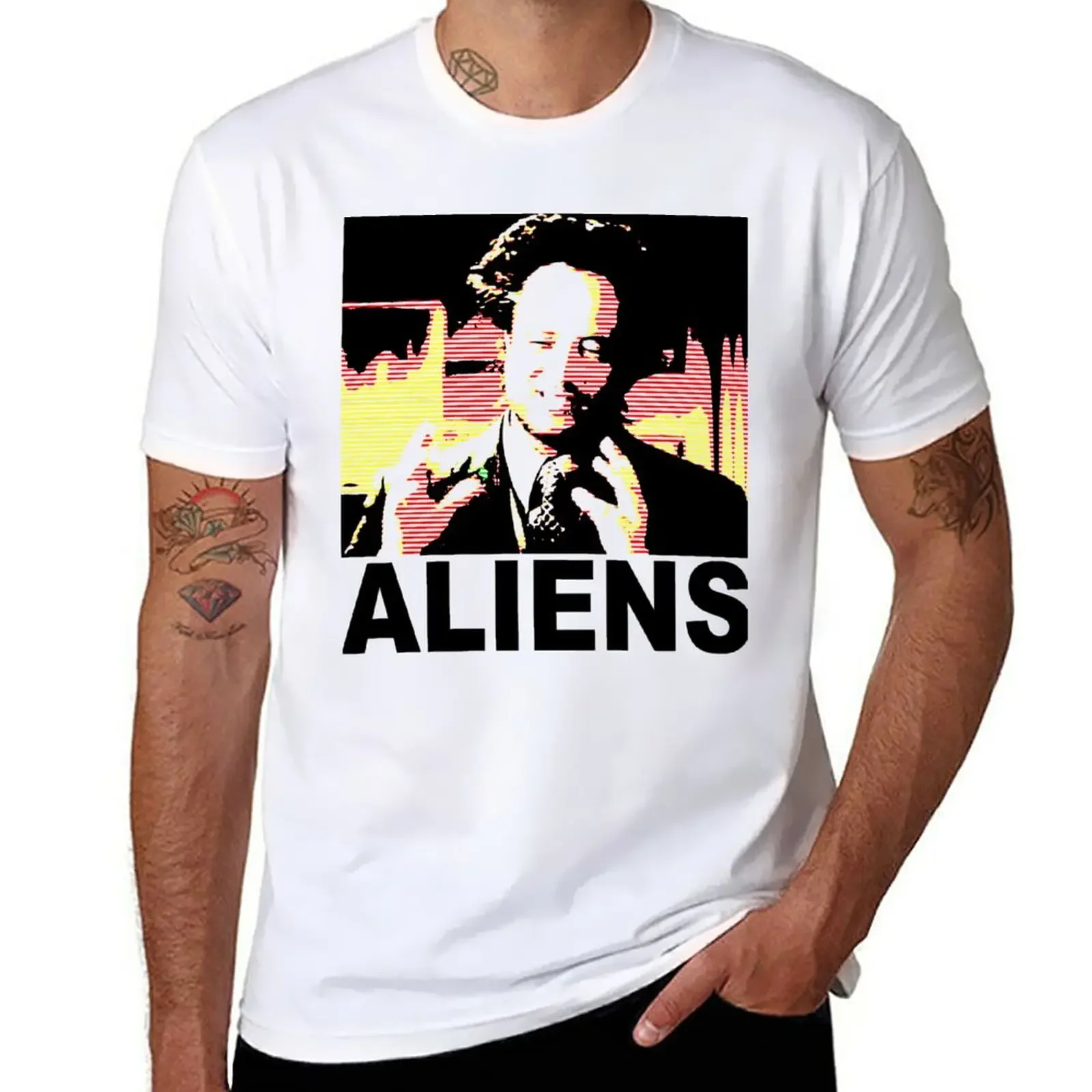 

ALIENS T-Shirt blacks hippie clothes quick drying funny t shirts for men