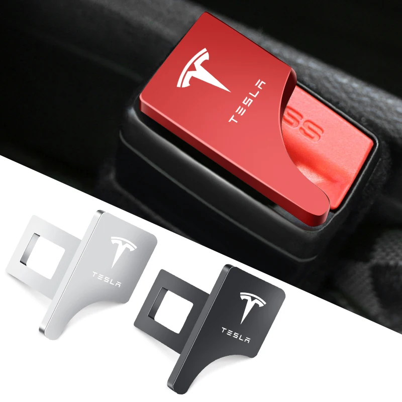 Car Logo New Safety Belt Buckles Truck Seat Safty Belt Alarm Canceler