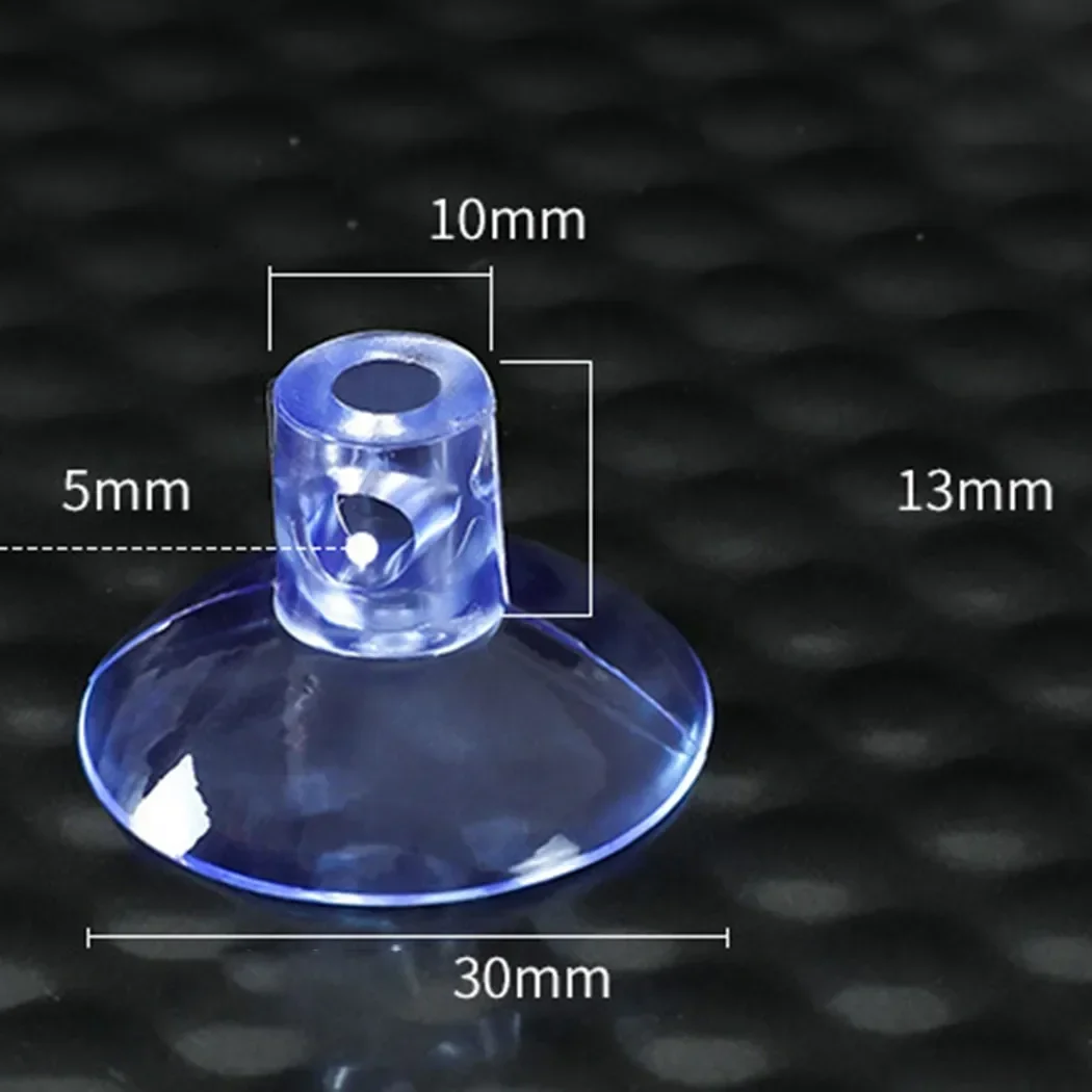 10PCS Mushroom Head Clear Suction Cups Thumb Nut Strong Vacuum Suckers PVC Kitchen Bathroom Window Wall Car Hooks