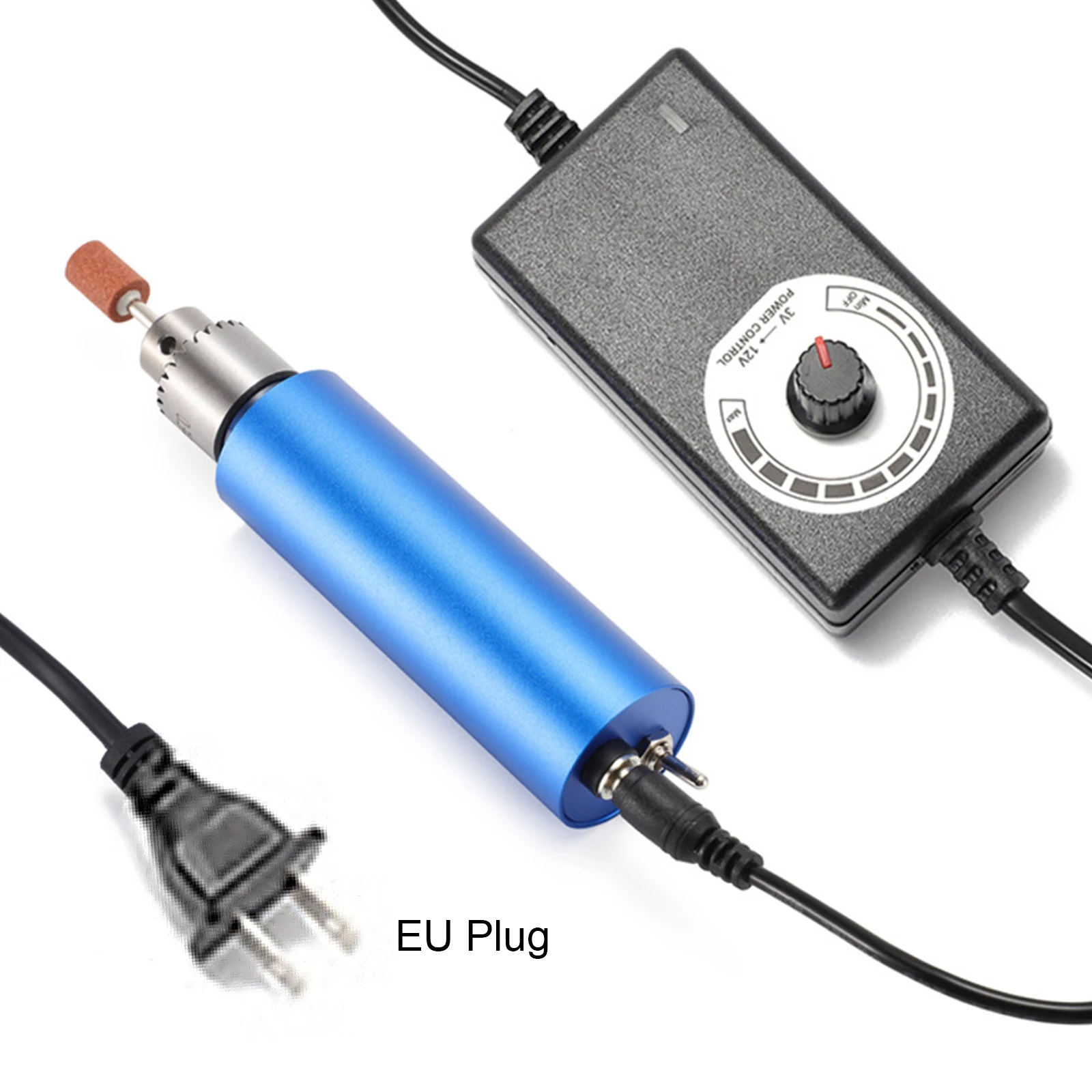 

Electric Hand Drill With Power 0.3-4mm Chuck 4000-13000RPM Rotary Tool Kit For Wood DIY Craft Jewelry Walnut ElectricTool