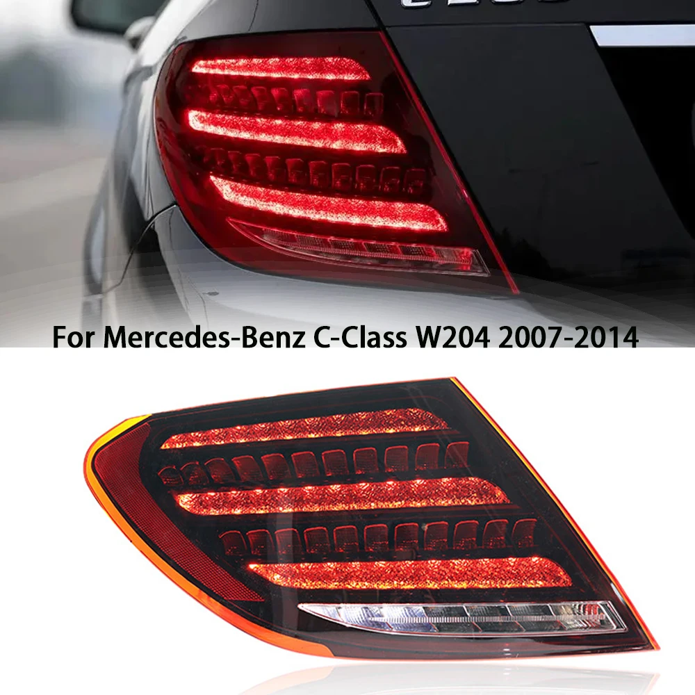 

Car Styling Tail Lamp For Mercedes Benz C-Class W204 C180 C200 C230 C280 C260 C300 2007-2014 LED Rear light