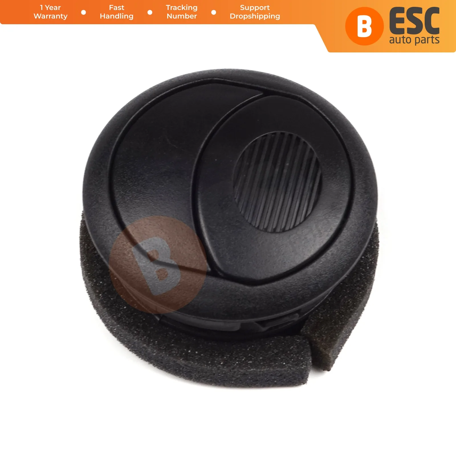 

EDP1156 Dashboard Center Air Vent Nozzle Swivel Round Diffuser 735460869 for Fiat Fiorino 3 Qubo Citroen Nemo Peugeot Bipper