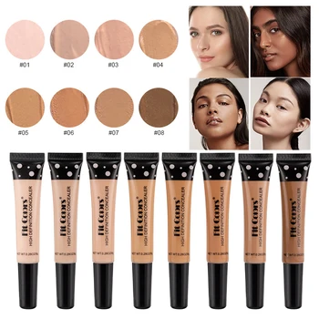 Palette di correttori in crema e stick correttore in 8 colori, fondotinta liquido, copre occhiaie, macchie di acne e tatuaggi, trucco viso