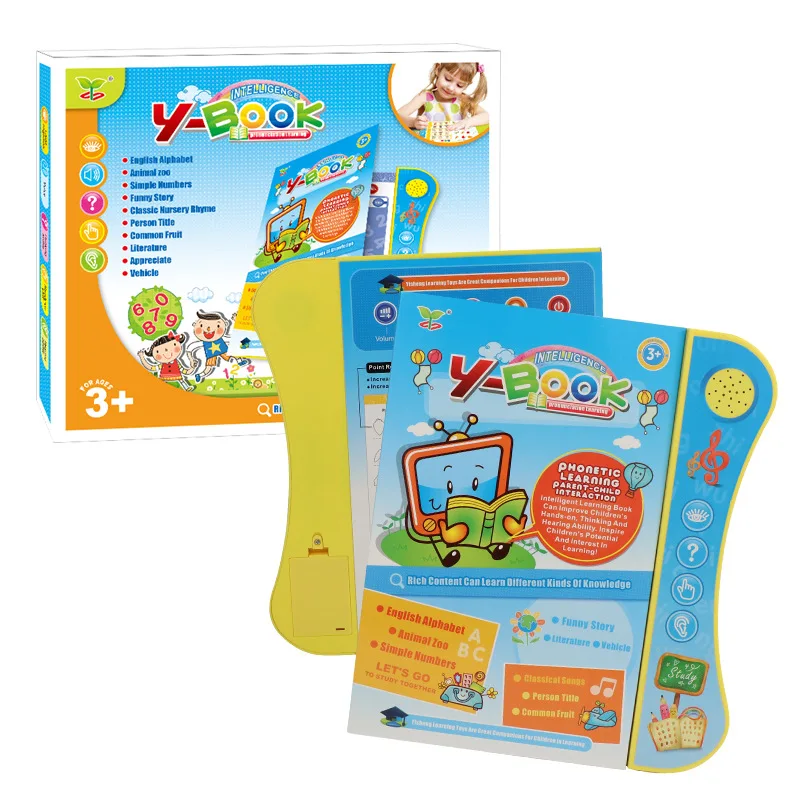 Smart Talking Book Kids Toys English Arabic Learning Machine Electronic Sound Early Learning Books for Kids  Preschool Best Gift 4