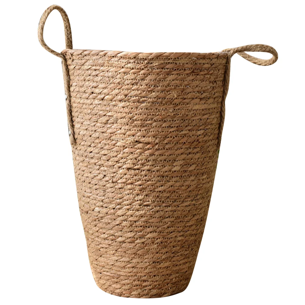 

Decorate Woven Flower Basket Child Vase Flower Pots For Indoor Plants Straw Baskets for Plants