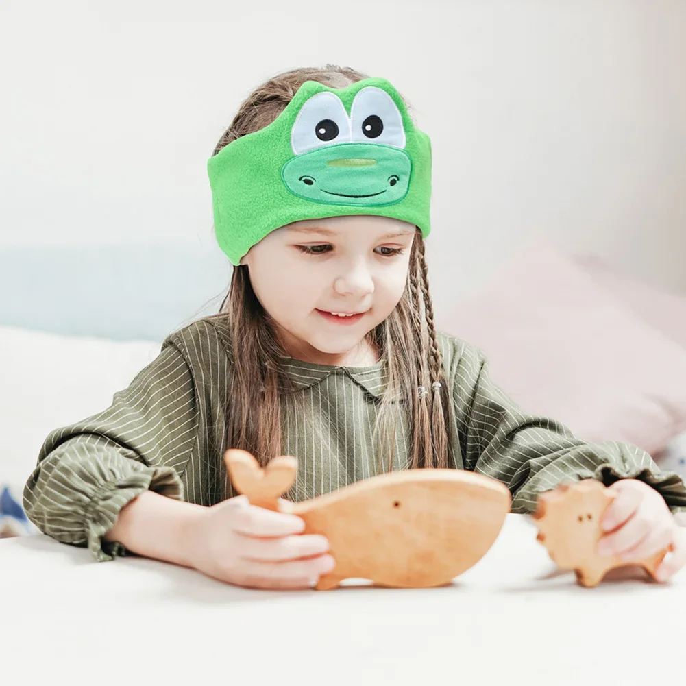 Kid Bluetooth Headphone Sleep Mask Bluetooth 5.0 Stereo Music Player Support Handsfree Soft Music Headband For Children Gifts 3