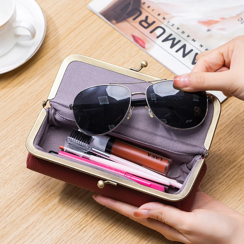 Premium Genuine Leather Sunglasses and Eyewear Holder Pouch