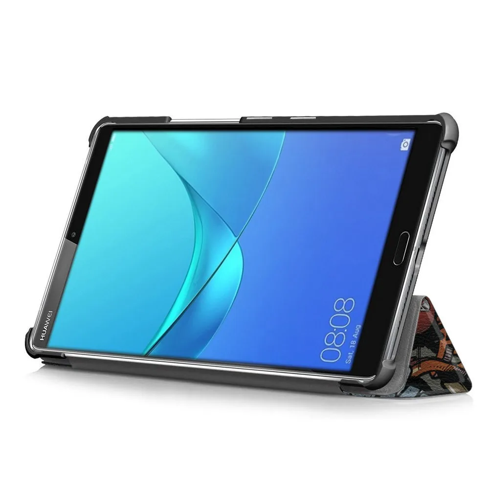 Premium Tri-Fold 360° Rotating Leather Tablet Case with Stand and Flip Cover