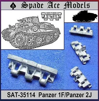 

Spade Ace Models SAT-35114 1/35 Scale Metal Track For Germany Panzer I Ausf F (For Hobby Boss)