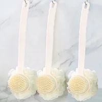 Back Bath Sponge with Handle Massage Brush Bathroom Brush 2