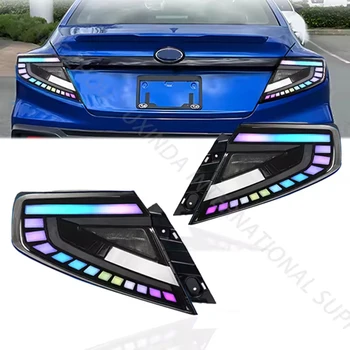 SINDAR RGB LED Taillight Assembly for Subaru WRX 2022 to 2025 | Custom Colour, E Mark Certified