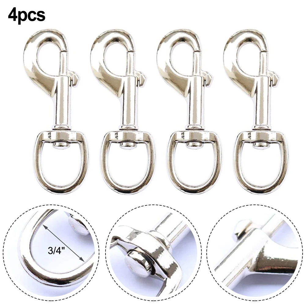 Garden Decoration Clips 3.5inch 4pcs 70 Pound Flagpole Accessories Great Replacement Safe Load Garden Brand New