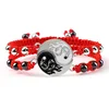 Bracelet tressé Dragon Tai Chi Gossip pour femmes et hommes, meilleurs amis, réglable, Yin Yang, bijoux de Couple à la mode, 2 pièces/ensemble