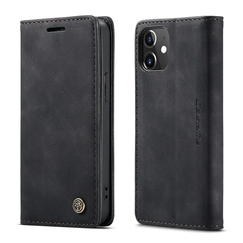 Premium Magnetic Flip Leather Wallet Case with Card Holder