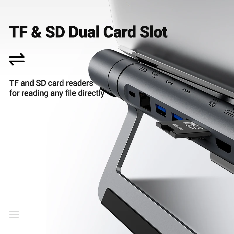 ˷̴ Ʈ ġ USB C   ̼, ƺ HP , 4K HDMI, USB3.1, PD LAN, SD, TF Ʈ Ʈ ĵ, 8  1