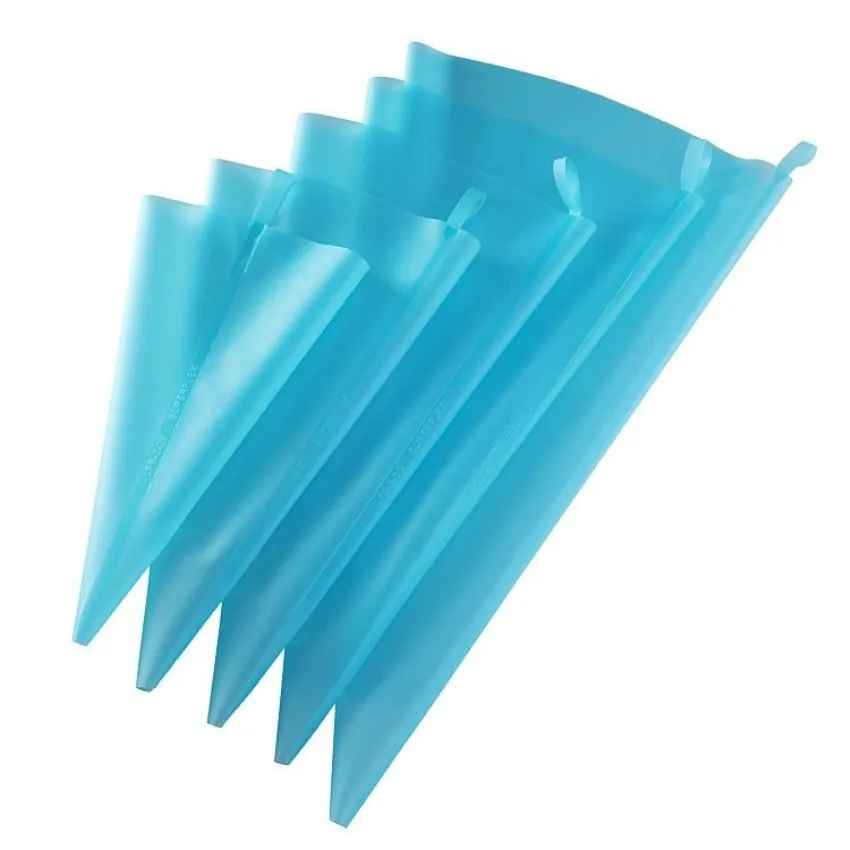 Reusable Silicone Pastry and Icing Bags - Baking and Decorating Tools