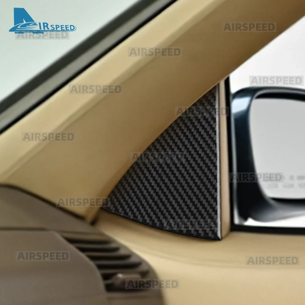 메르세데스 벤츠 SL R129 1990-1994 1995 1996 1997 1998 1999 2000 2001 2002 리얼 소프트 카본 파이버 스티커 자동차 도어 A-필러용