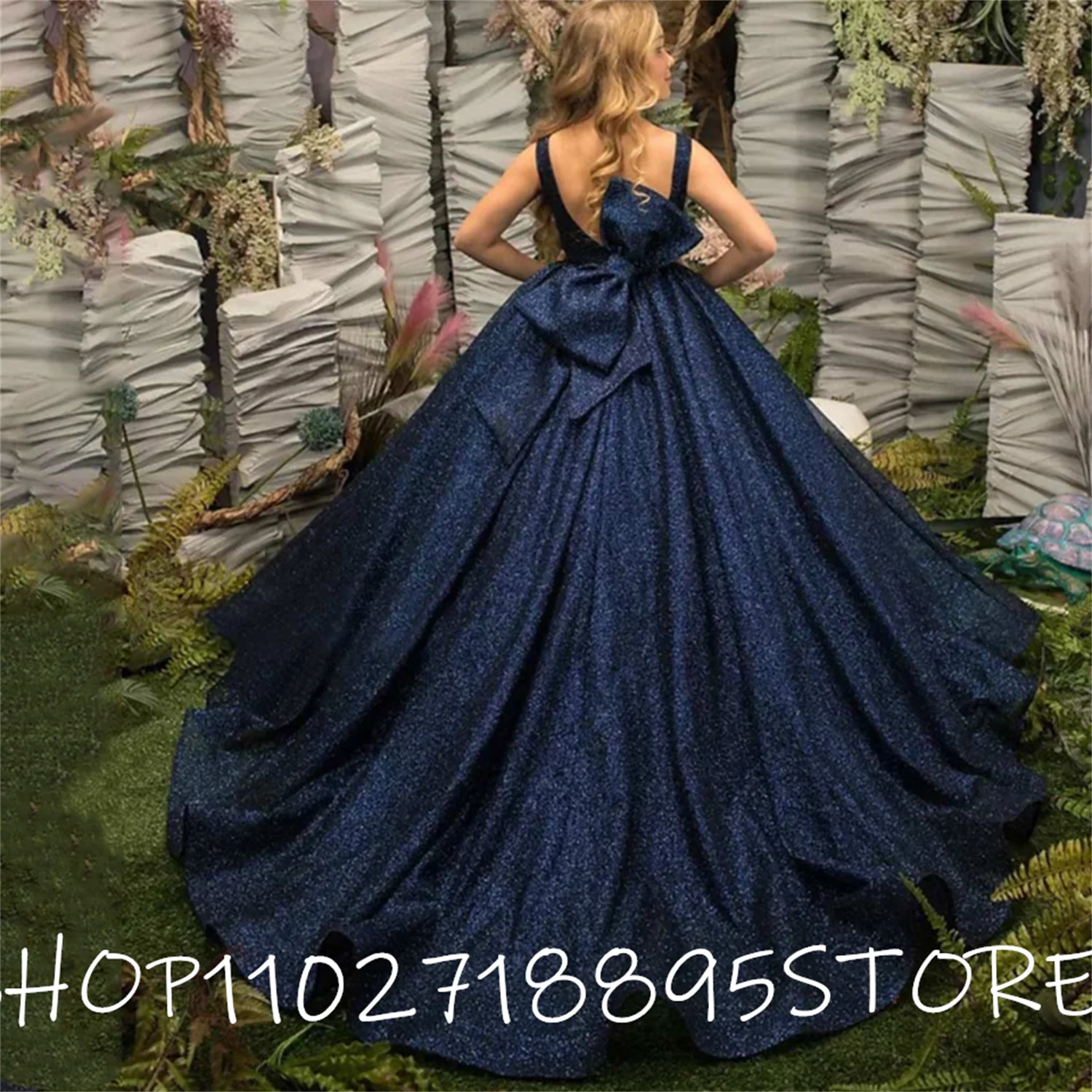 

Floor-Length 2023 Flower Girl Dress For Wedding Appliques Ball Gown Girl Princess First Communion Dress Tulle Baby Simple Dress