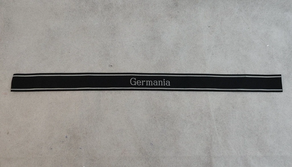 German RGT OF ELITE 5TH "Germania" Cuff Title WW2 Cuff Title-Repro
