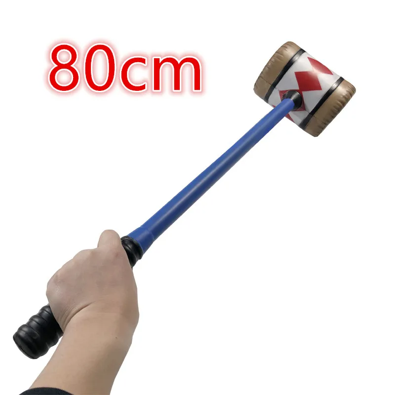 

Cosplay Anime Clowns Hammer Halloween 1:1 Weapons PU Props Role Playing Game Movie Cos Hammer Model Toy Kids gifts 80cm