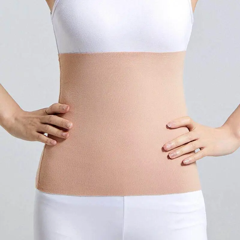 중년 및 노년층을 위한 탄력 있고 통기성이 좋은 따뜻한 허리 보호 벨트, 얇은 4계절용 허리 및 위 보호 벨트
