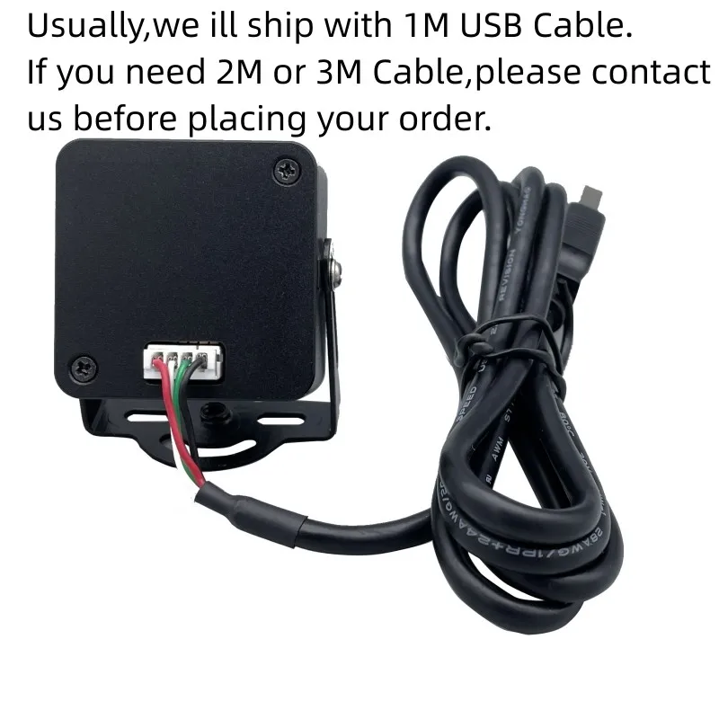 8MP 4K IMX415 Sensor High Speed 30fps Wide Angle 120Degree No Distortion UVC USB Camera with Mini 36*36mm Metal Case mini camera,webcam cover,camera module