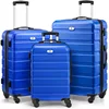 3 Piece Hard Shell Luggage Set , Spinner Wheels, TSA Lock, 20 24 28 inch Sizes 5