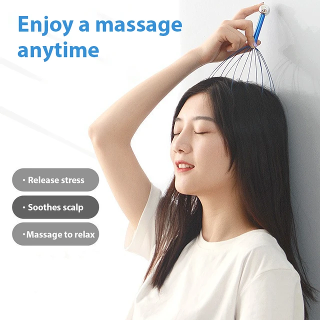 1x Head Scalp Massager Massage Headache Relief Tension Relaxation Relieve  Stress