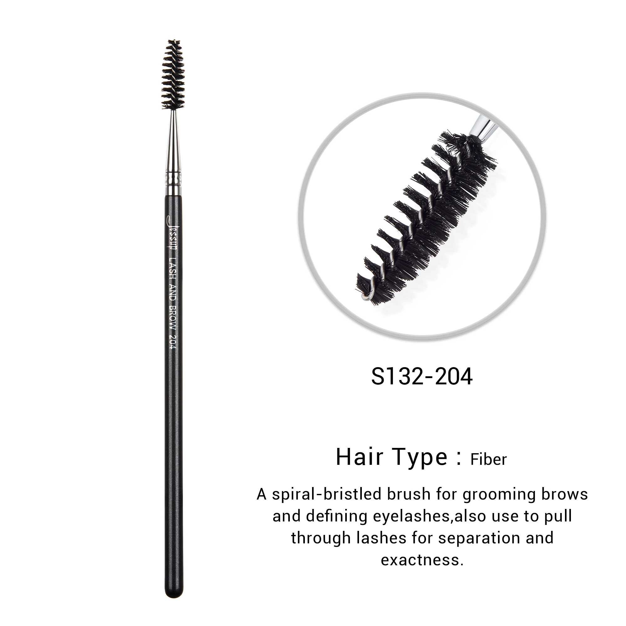 Jessup Eyeliner Brush Makeup Precision Fine point Premium