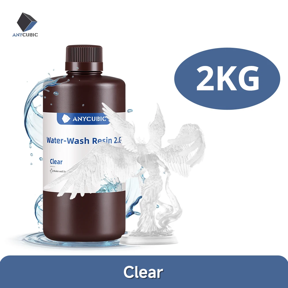 ANYCUBIC High-Precision Low-Odor 3D Printing Resin with Easy Clean-Up
