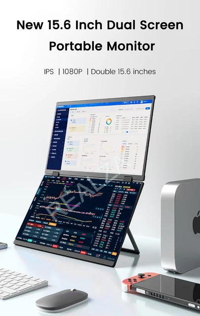 REALZA 15.6インチ 4K OLED 有機ELモバイルモニター VESA