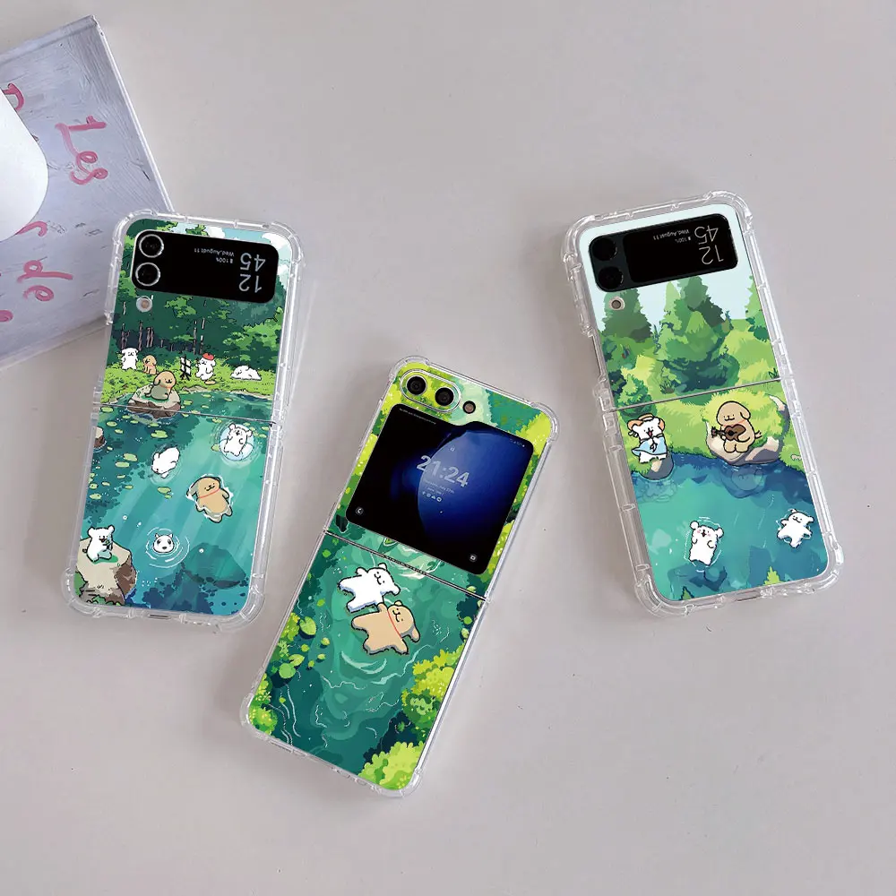 Adorable Puppy Swimming Phone Case - Durable and Anti-Fall Back Cover